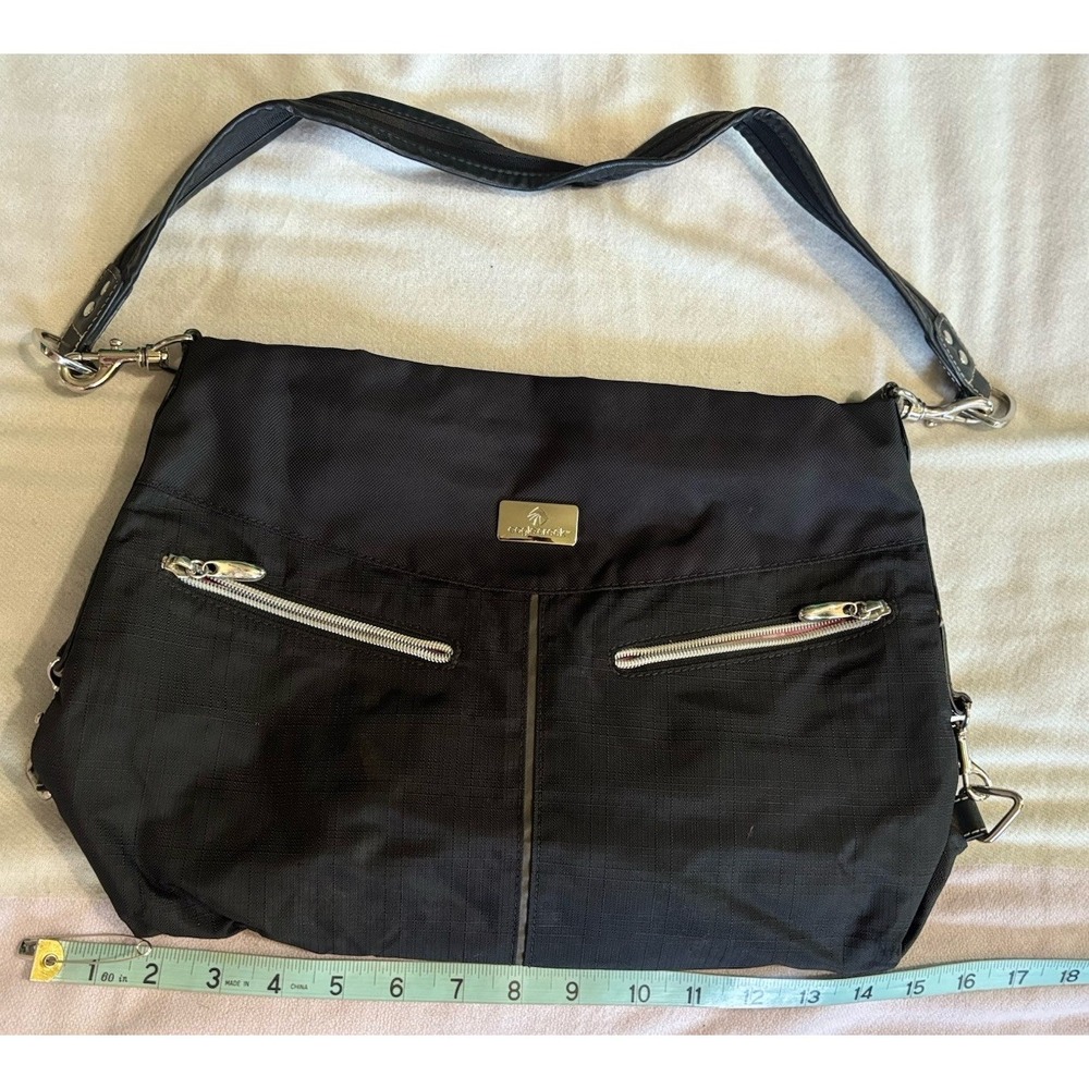 Eagle Creek Kensley Crossbody Shoulder Bag With Detachable Straps Black Large